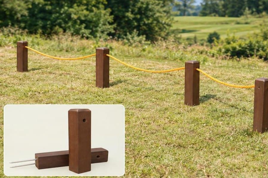 Rope stakes